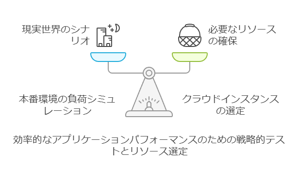 効果的なアプリケーションパフォーマンスのための戦略的テストとリソース選定