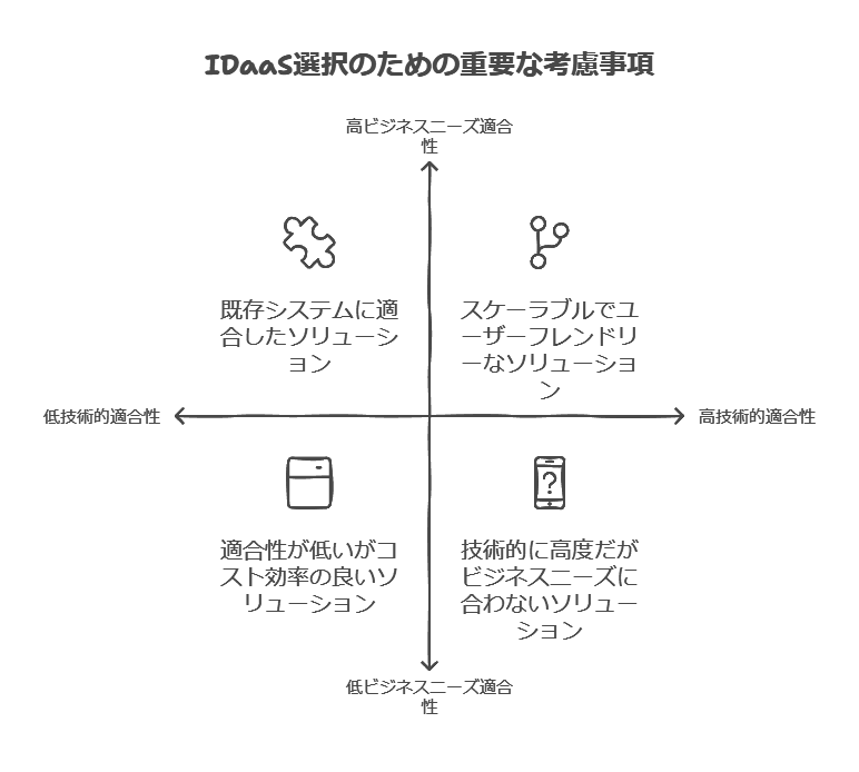 IDaaS選択のための重要な考慮事項