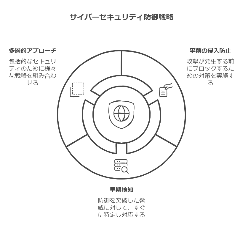 サイバーセキュリティ防御戦略