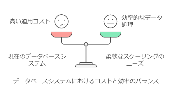 データベースシステムにおけるコストと効率のバランス