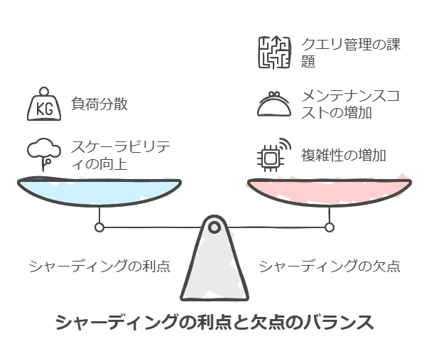 シャーディングの利点と欠点のバランス