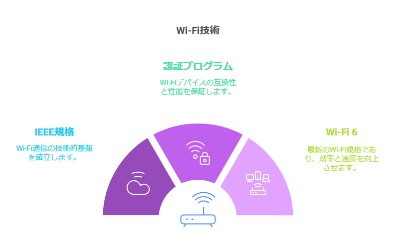 Wi-Fi技術　Wi-Fi6　認証プログラム　IEEE規格