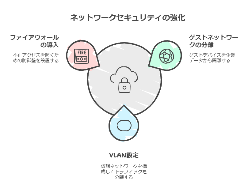 ネットワークセキュリティの強化