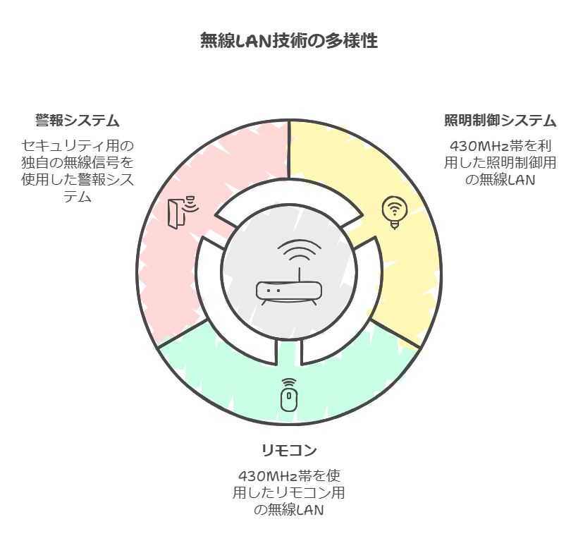 無線LAN技術の多様性