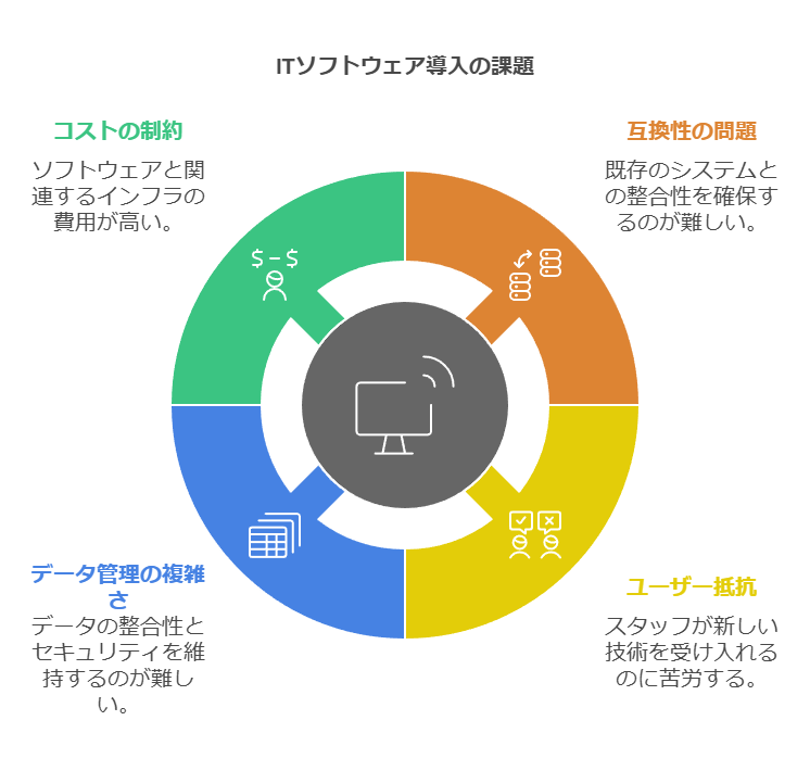 ITソフトウェア導入の課題