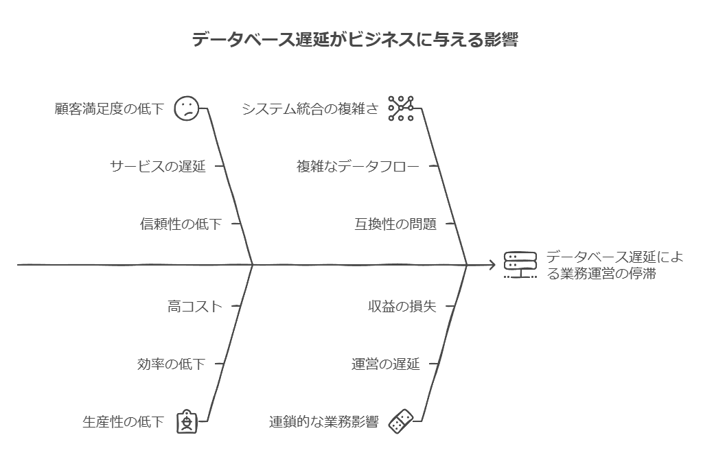 データベース遅延がビジネスに与える影響